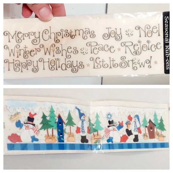 Rub on transfer Christmas bundle (996) - Picture 2 of 8